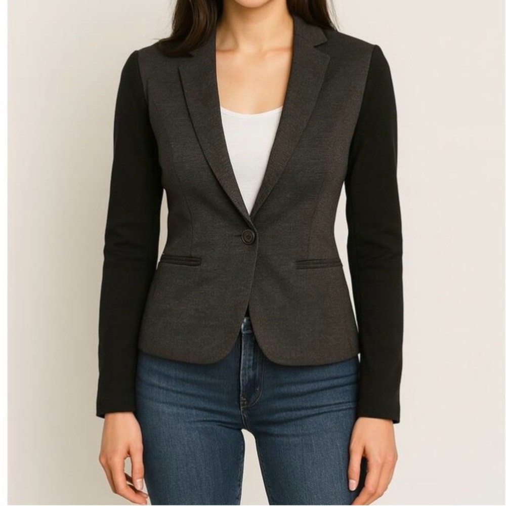 Nautica Blazer Colorblock Knit Size 6 Classic